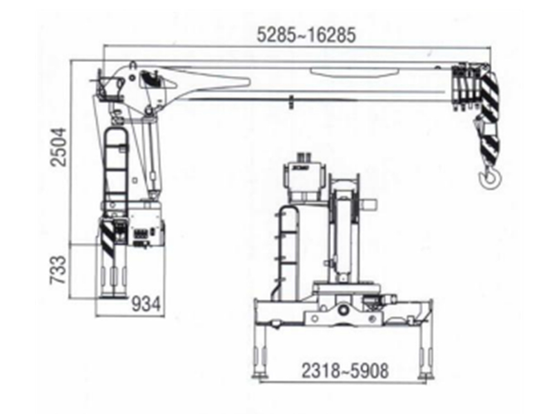 Isuzu 10tons crane truck
