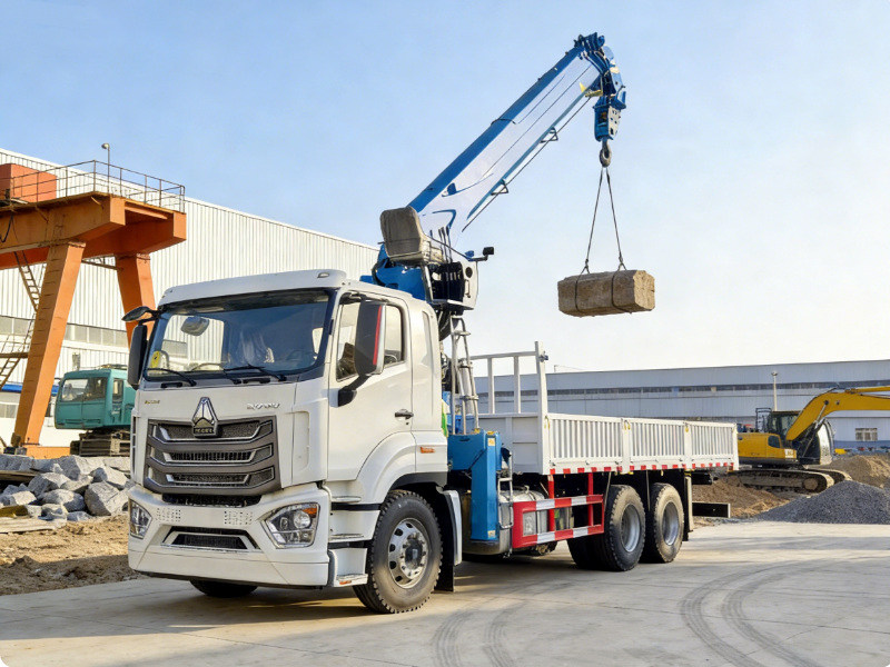 Howo NX 14tons crane truck