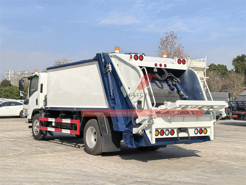 Isuzu 6cbm rear loader garbage truck Isuzu 6cbm rear loader garbage truck