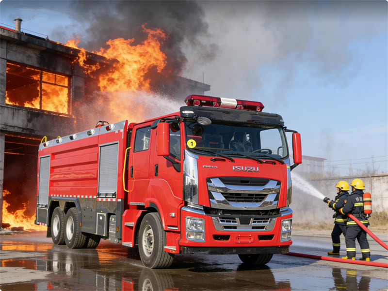 Isuzu GIGA fire fighting truck