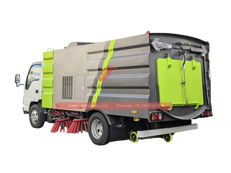 Isuzu 130HP Road Sweeper Cleaning Truck