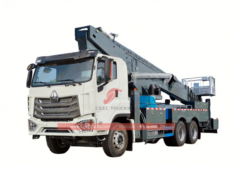 Howo 6x4 heavy 56m aerial platform truck