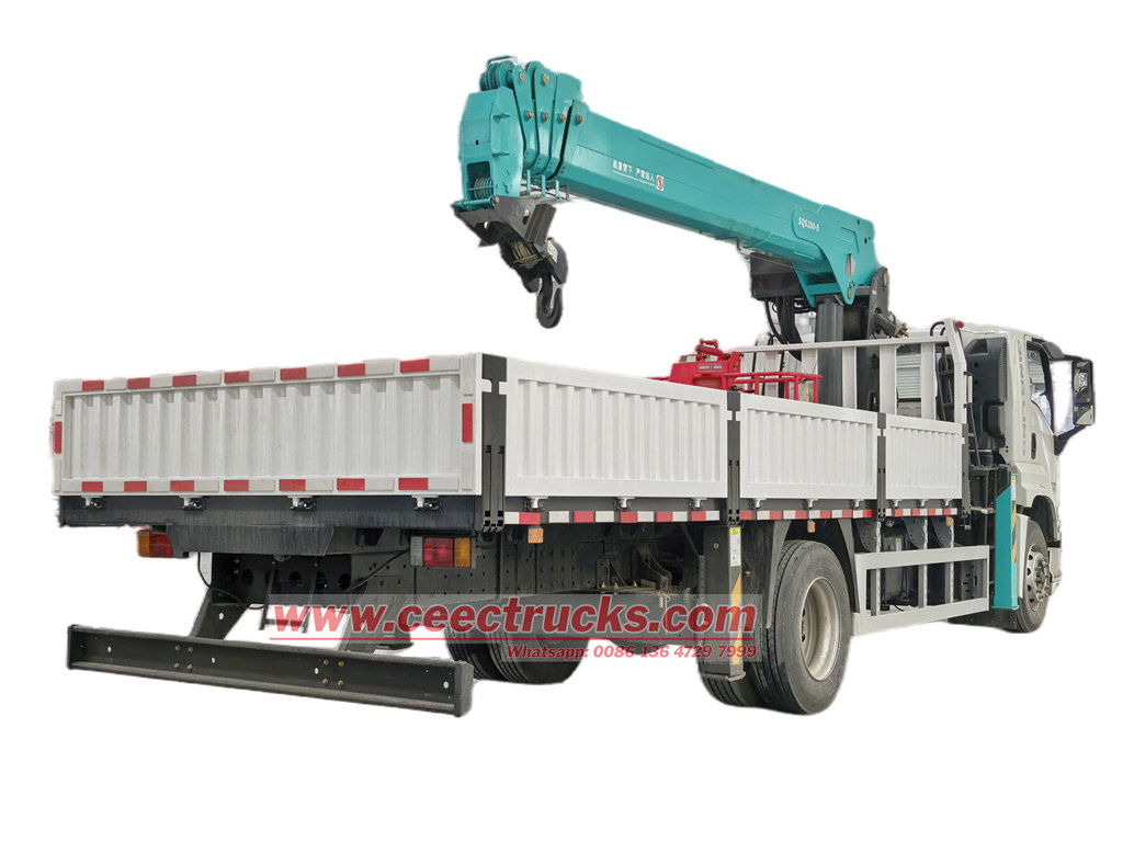 ISUZU 225HP mobile crane with dropside cargo ISUZU 225HP mobile crane with dropside cargo