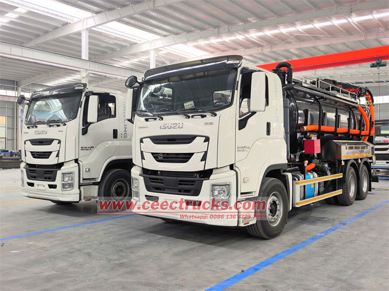 Isuzu GIGA 20000L sewer jetting vacuum truck Isuzu GIGA 20000L sewer jetting vacuum truck
