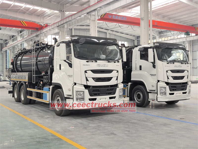 ISUZU GIGA 20cbm combined sewer jetter truck ISUZU GIGA 20cbm combined sewer jetter truck