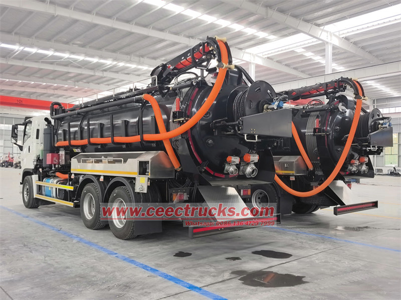 ISUZU 520HP sewage pumper jetting truck ISUZU 520HP sewage pumper jetting truck