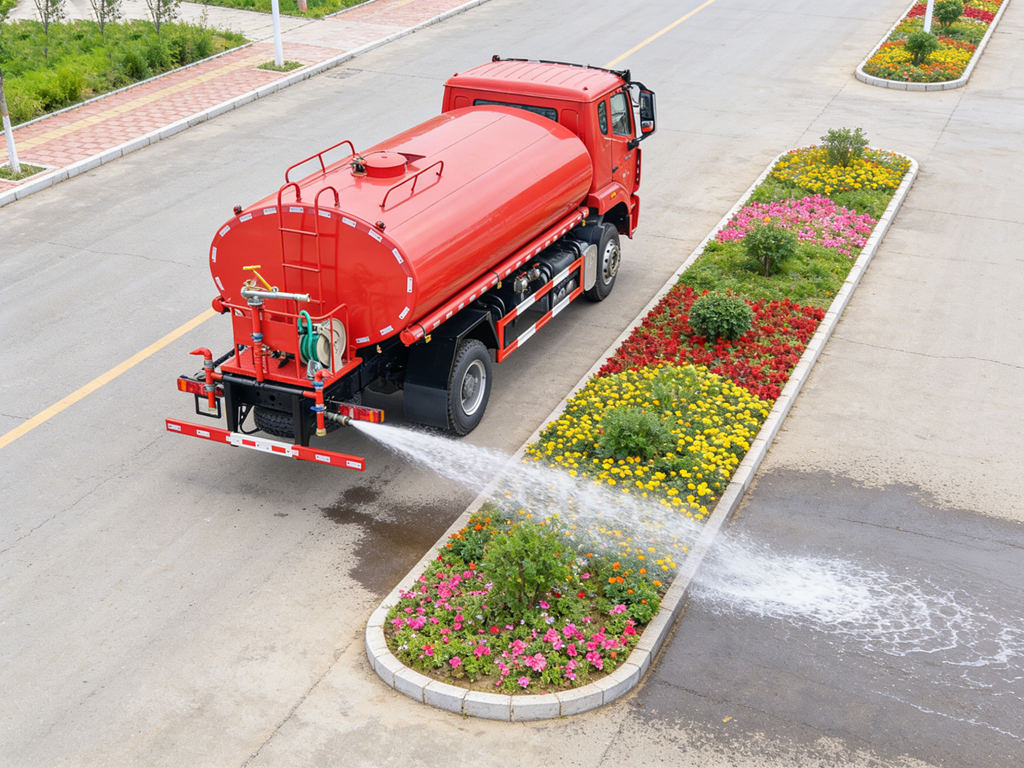 HOWO tanker truck for watering plant