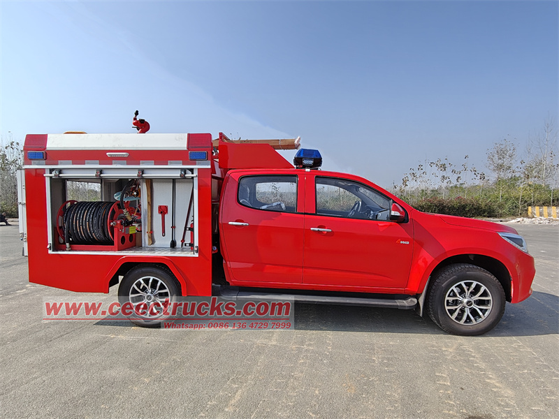 Isuzu 4x4 drive firefighting pick up