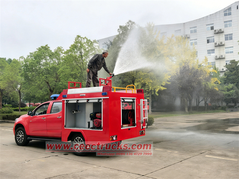4x4 ISUZU Pick-up Small Fire Truck