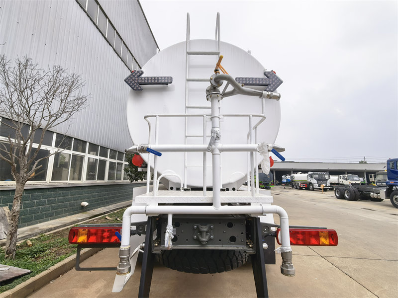 Water truck rear view