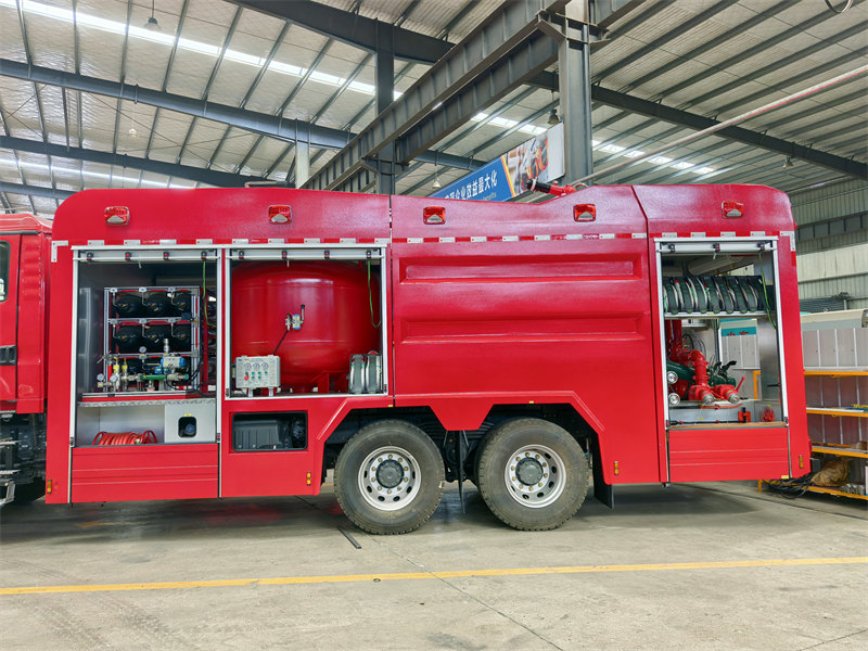 Howo fire dry powder tank truck