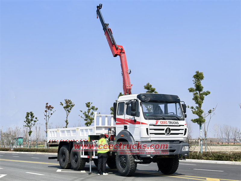 Beiben 6&times;6 2642 crane loader
