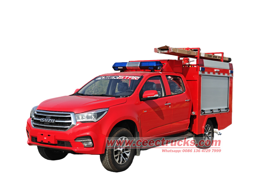 Isuzu 4x4 rapid intervention vehicle for police