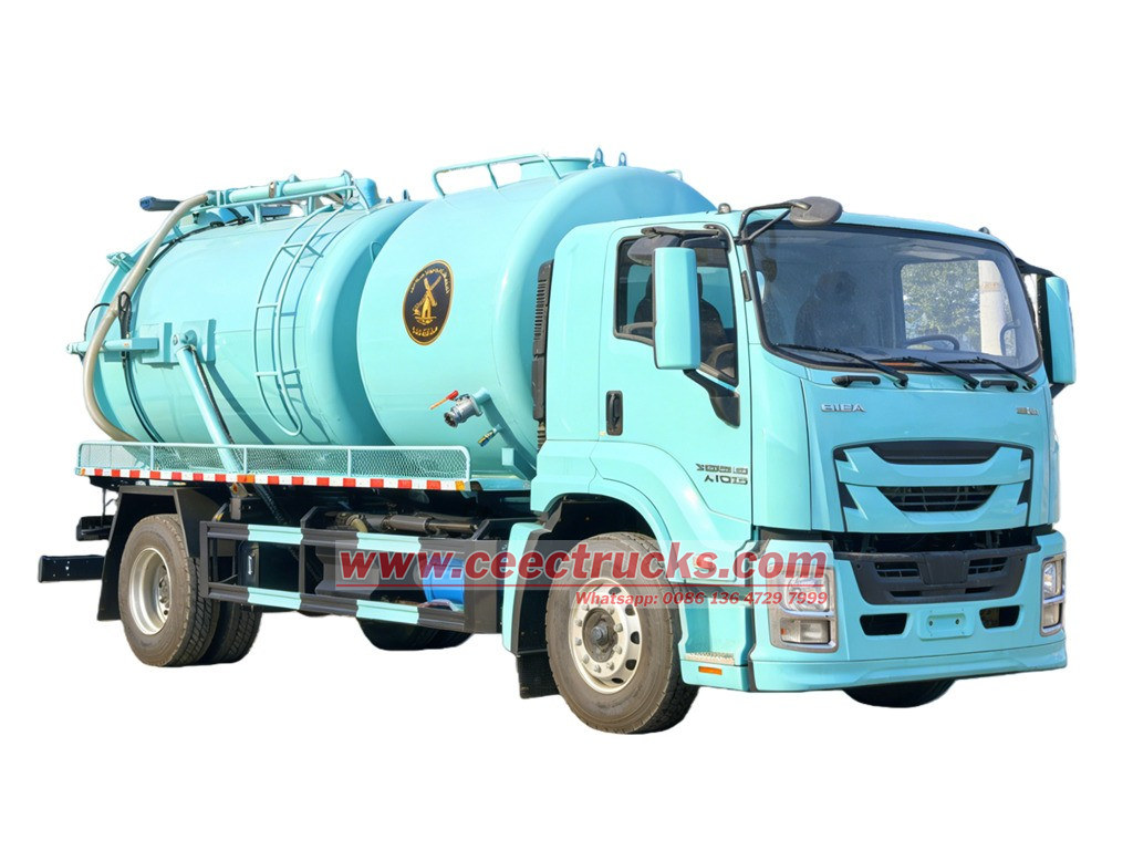 ISUZU 15cbm combined sewer jetter truck ISUZU 15cbm combined sewer jetter truck