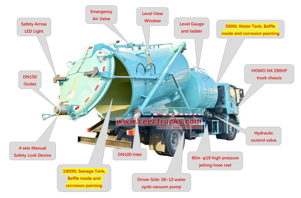 ISUZU sewer jetter truck component ISUZU sewer jetter truck component