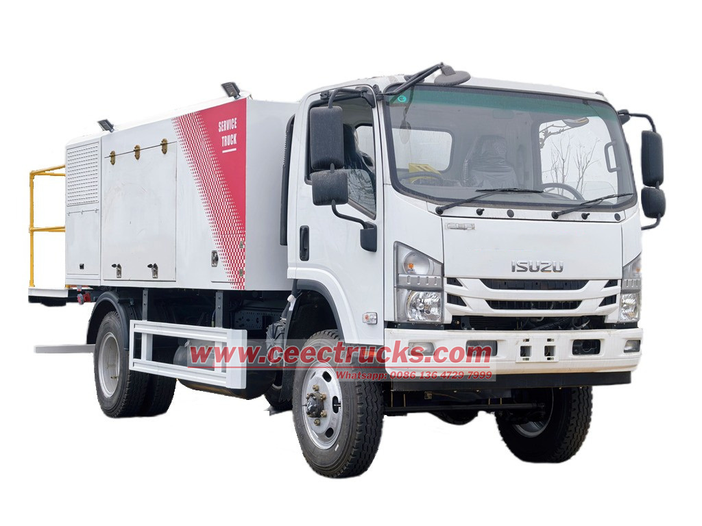 Isuzu 5000L lube service truck price