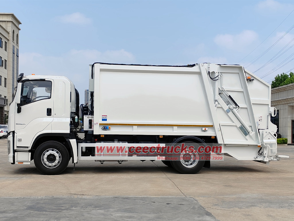 ISUZU 16cbm refuse compactor truck
