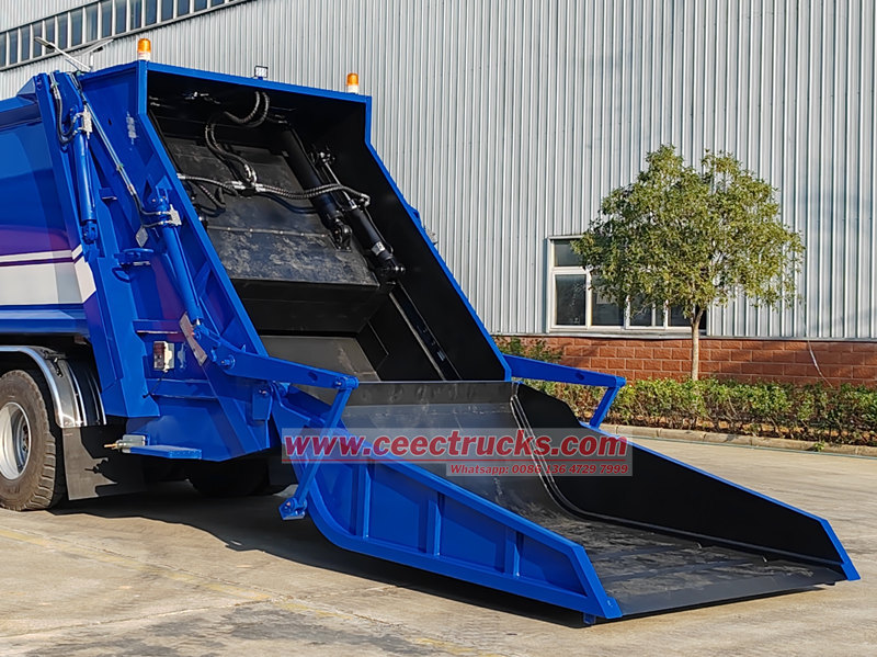 ISUZU rear loader garbage truck for sale