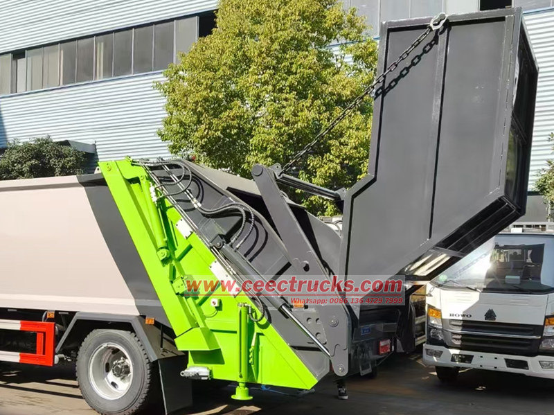 ISUZU refuse compactor truck