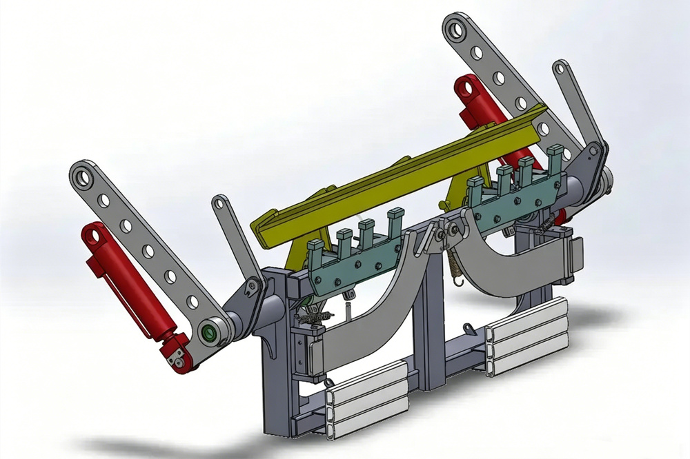 Garbage Compactor Truck structure drawing