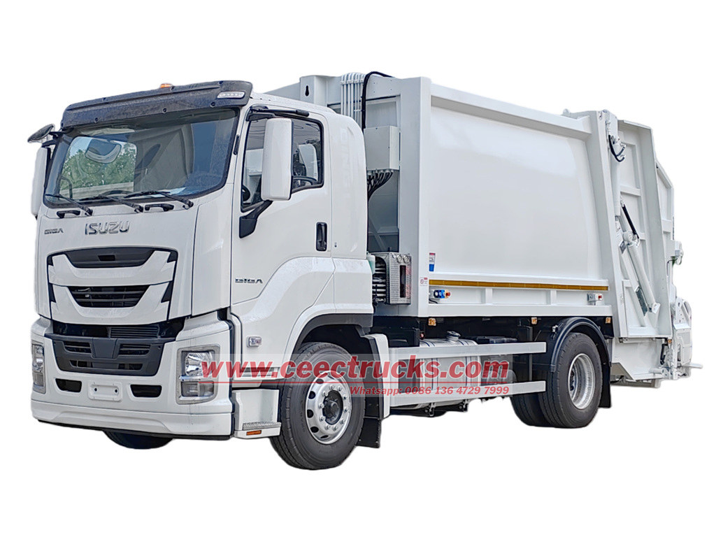 EURO design Isuzu garbage compactor truck