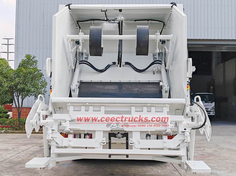 ISUZU rear loading garbage truck