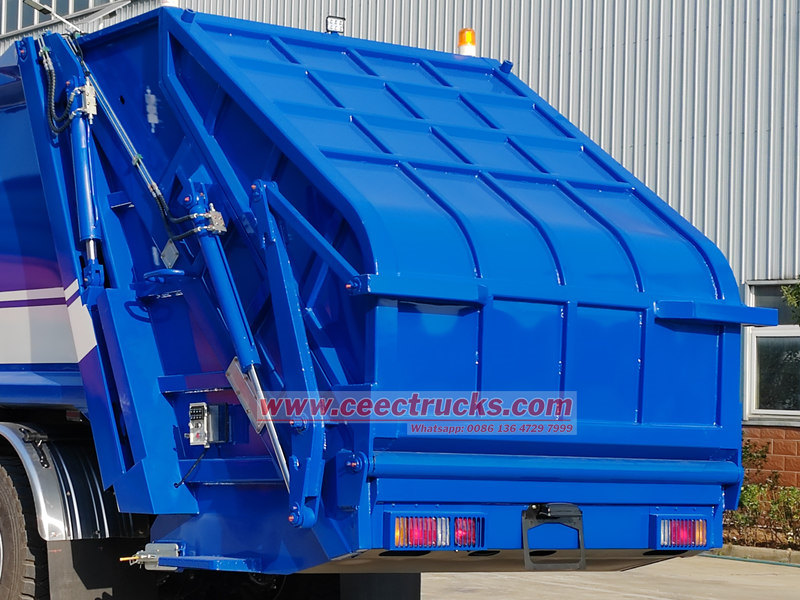 ISUZU rear loader garbage truck for sale