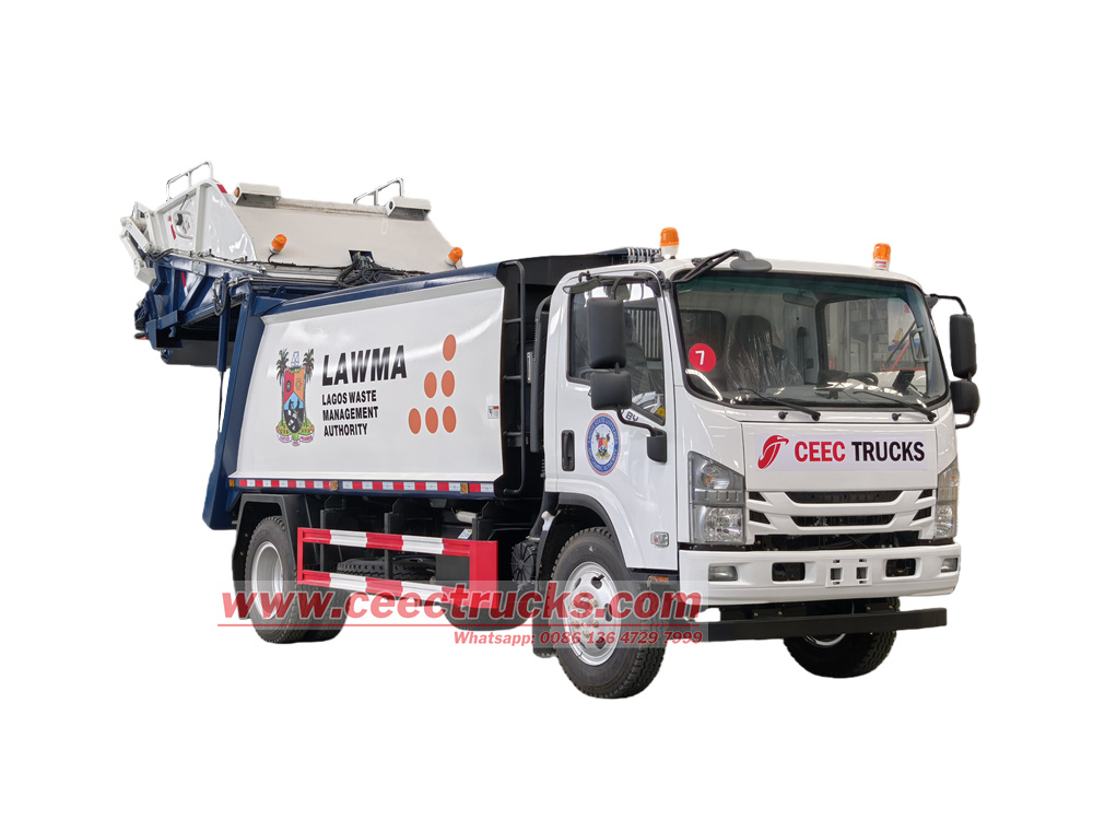 Isuzu NPR 10CBM rear loader compactor