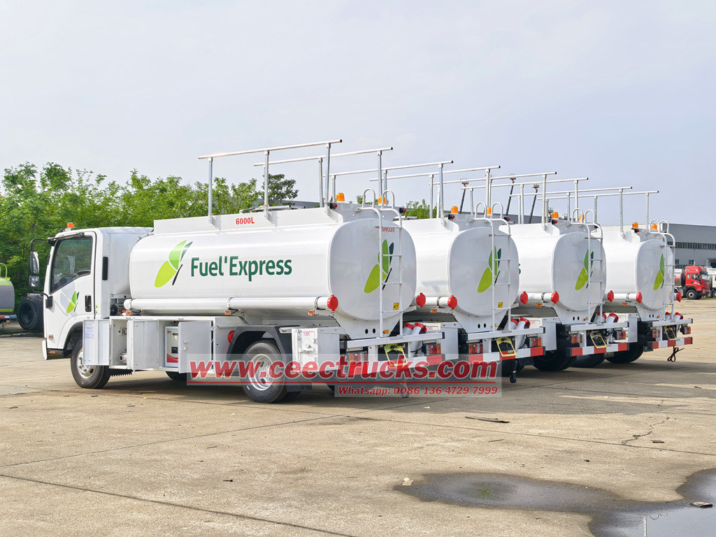 ISUZU 700P fuel delivery tanker truck