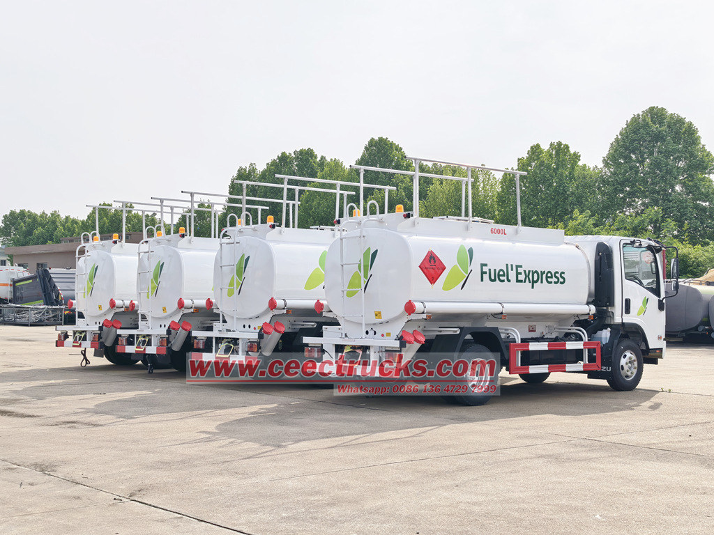 ISUZU NPR 6000L fuel delivery tanker truck