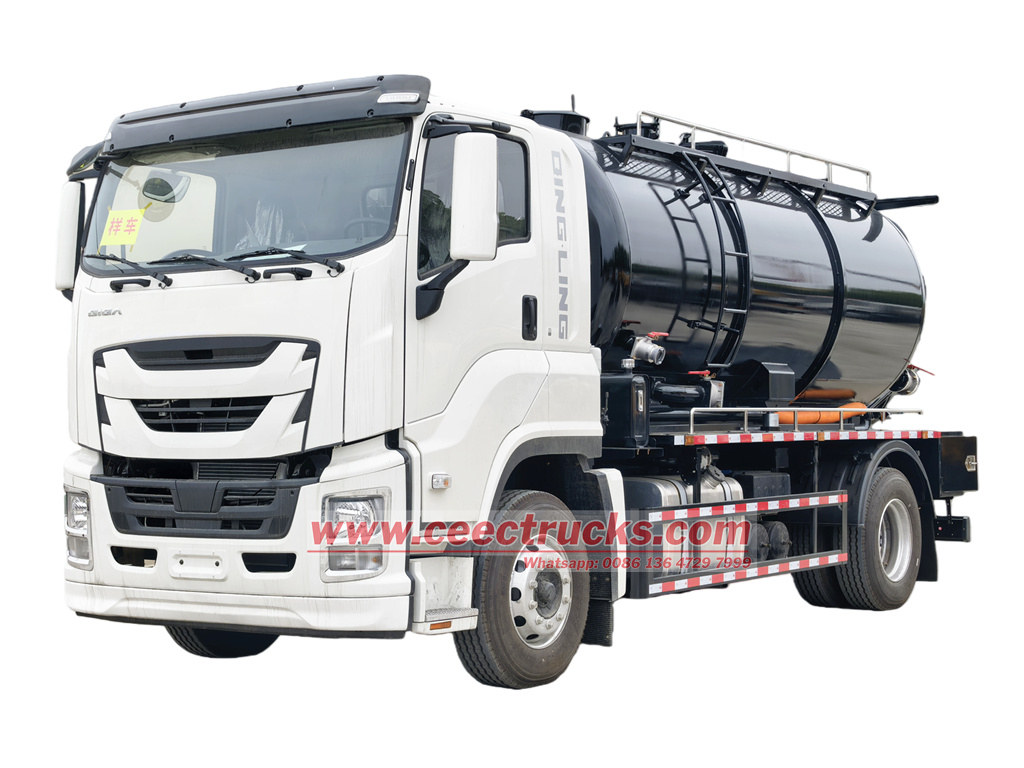 ISUZU GIGA 5X combined sewer jetter truck