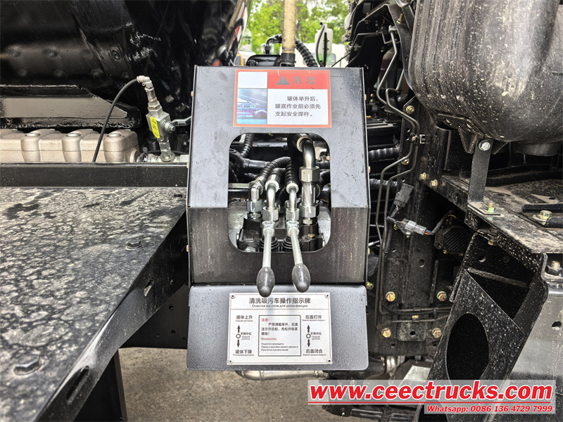 Hydraulic control valve for tanker body kit