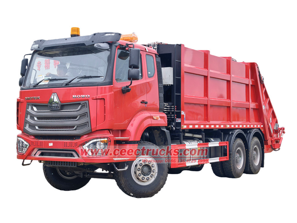 HOWO NX trash compactor truck