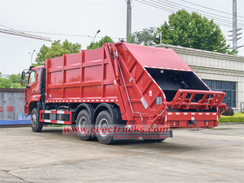 HOWO NX 371HP refuse compaction truck