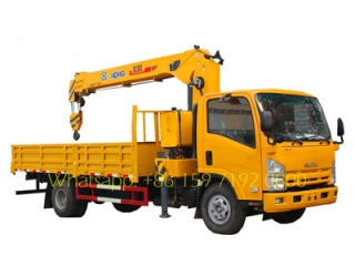 best isuzu 6300kg boom crane mounted truck