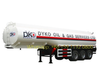 2016 newly 35CBM fuel tanker semitrailer export Nigeria