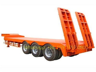 3 Axles Heavy Lowbed trailer