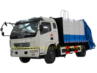 small 8 cbm dongfeng compactor refuse trucks hot sale