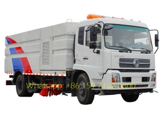  Dongfeng 4*2 dry-type road sweeper/dust cleaner road sweeper  manufacturer