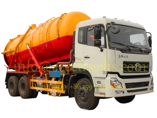 Hot sale Dongfeng 6x4 18000 Litres Vacuum Sewage Suction Tanker Truck