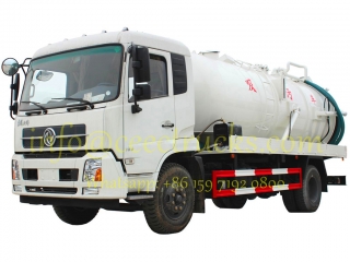 Dongfeng / ISUZU vacuum sewage suction truck 12cbm withe colour for UN