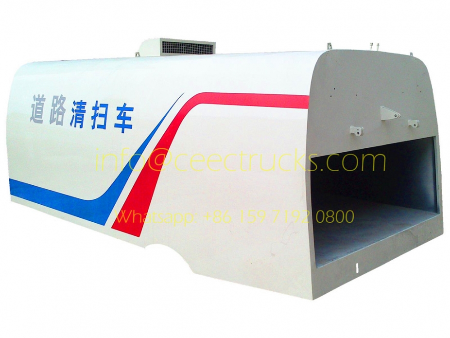 classicial round road sweeper body manufacture supply