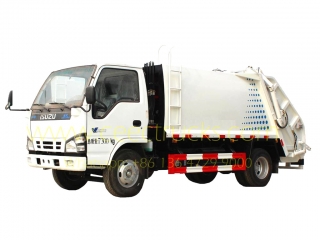 TOP quality ISUZU 5000L garbage compactor truck
