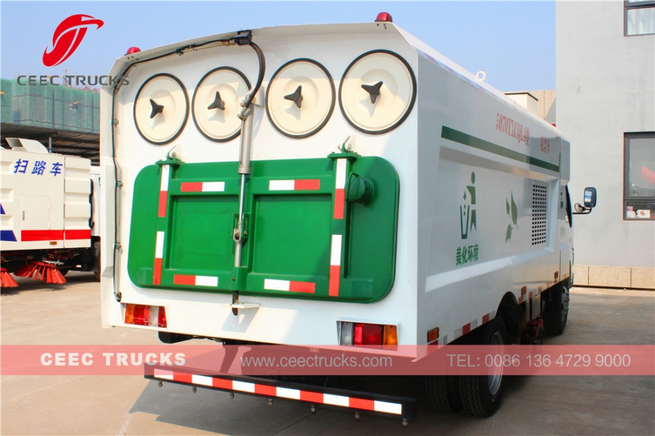 ISUZU 5 CBM vacuum road sweeper truck