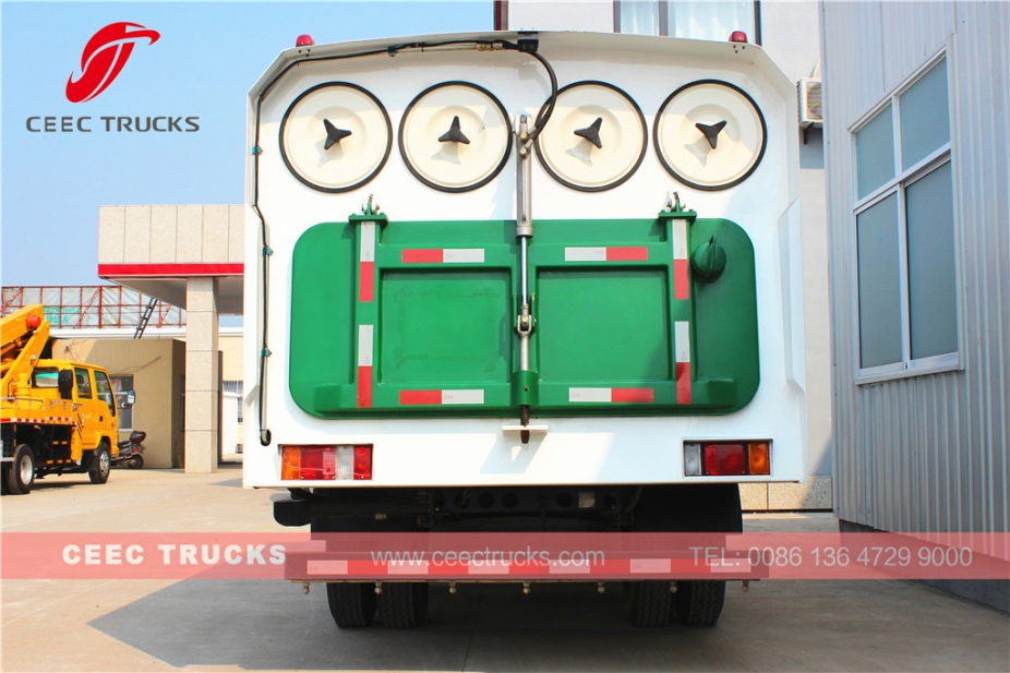 ISUZU 5 CBM vacuum road sweeper truck