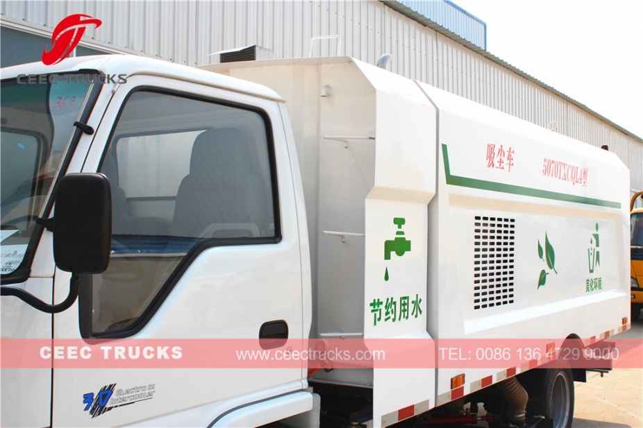 ISUZU 5 CBM vacuum road sweeper truck