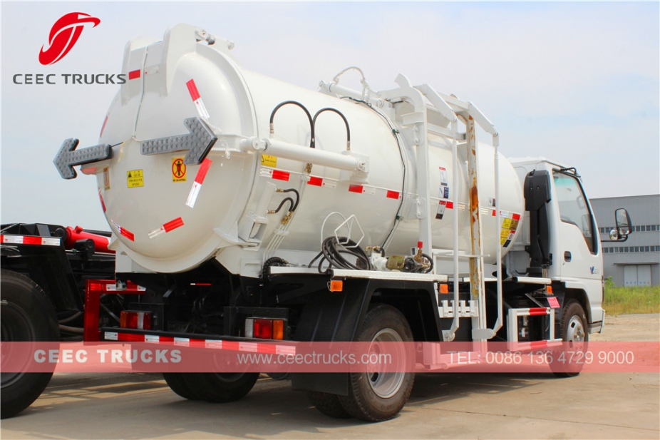 ISUZU 4,000L Kitchen garbage tanker truck