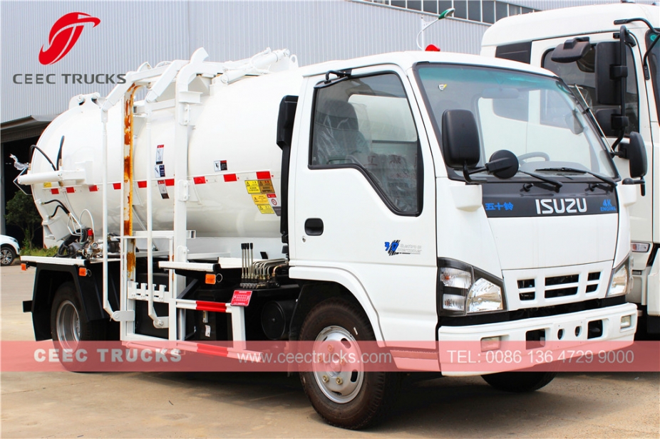 ISUZU 4,000L Kitchen garbage tanker truck