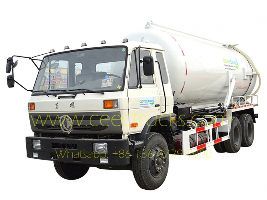 Dongfeng 16CBM sewage suction tank truck