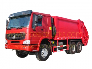 Howo 18 CBM refuse compressor truck for sale - CEEC